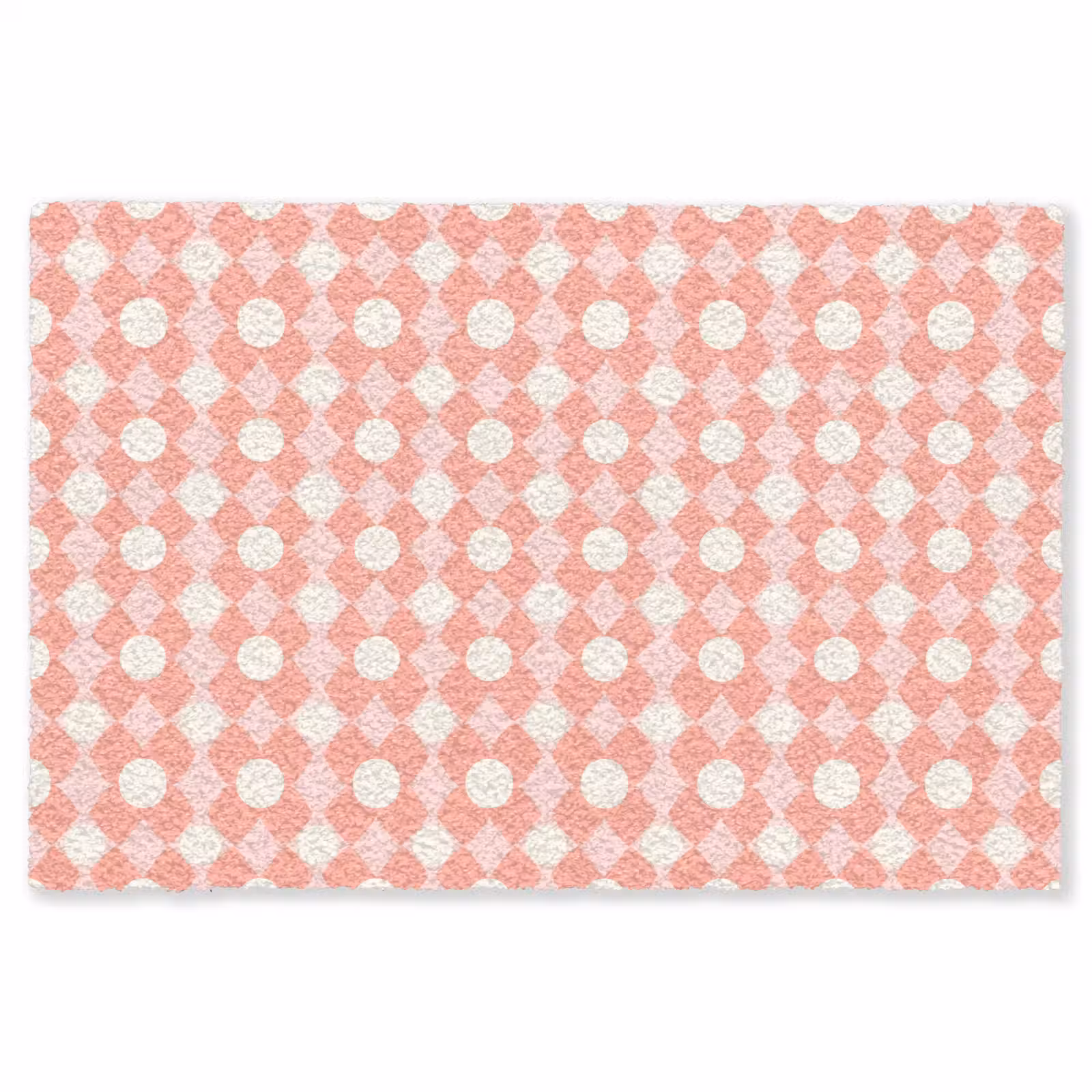 Teppich - Koralle – Retro – Geometrisch – Muster — 1