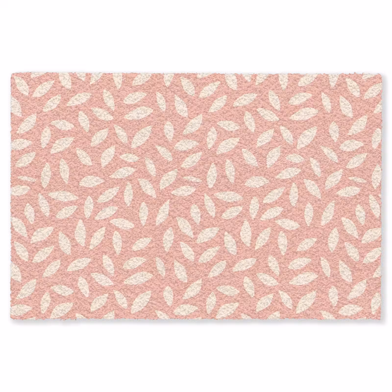 Teppich - Rosa – Blätter – Verspielt – Muster — 1