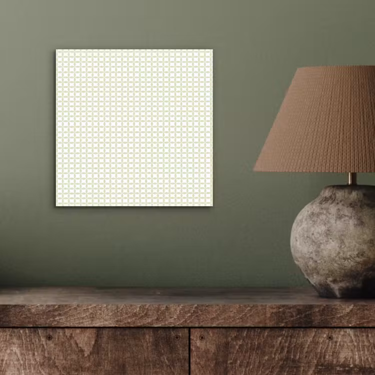 Alu-Dibond-Bild - Salbeigrün – Geometrisch – Kreise – Muster — 3