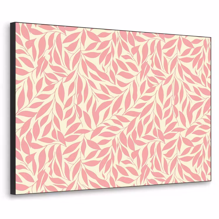 Art Frame - Rosa – Blätter – Dynamisch – Muster — 1
