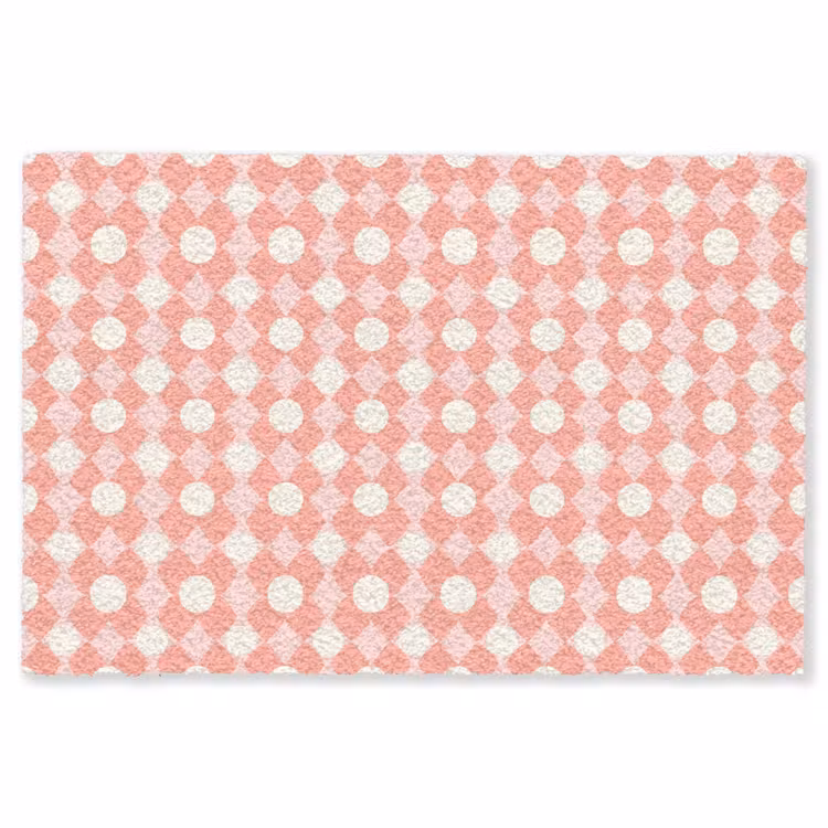 Teppich - Koralle – Retro – Geometrisch – Muster — 1