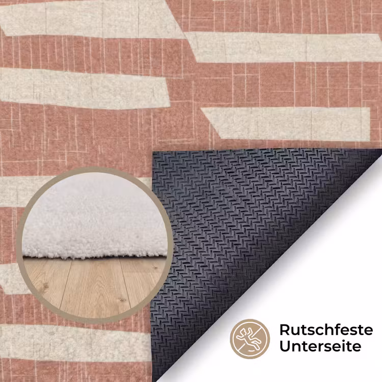 Teppich - Terrakotta – Abstrakt – Textur – Muster — 4