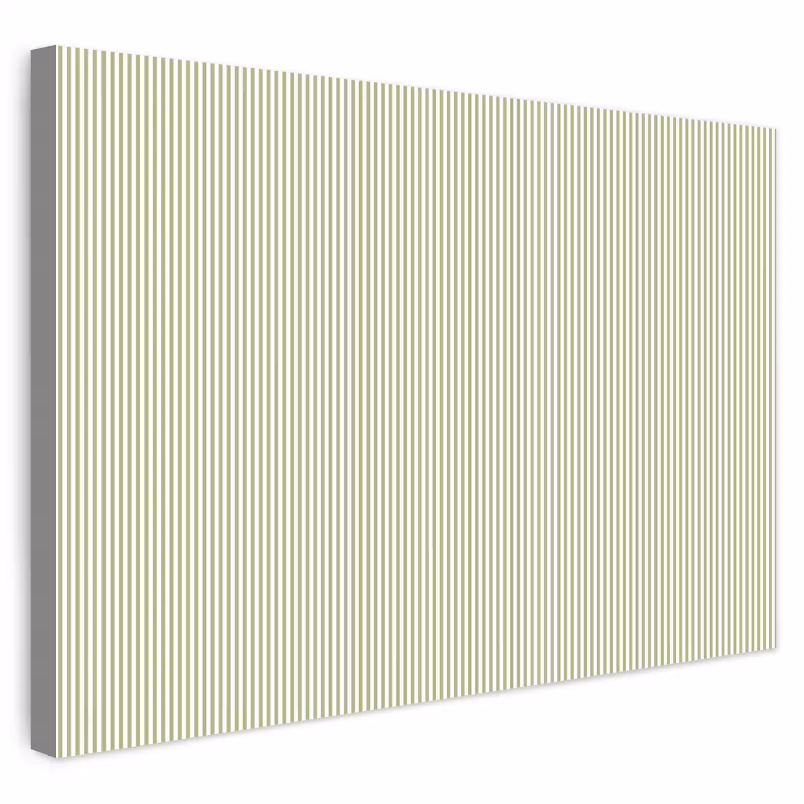 Outdoor Leinwand - Salbeigrün – Streifen – Minimalistisch – Muster — 1