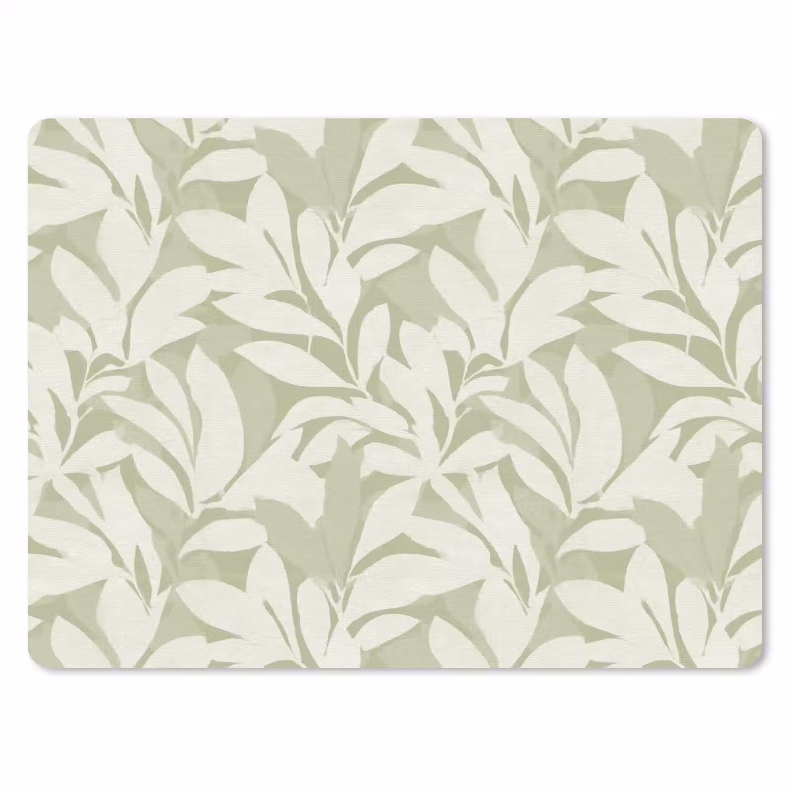 Mauspad - Salbeigrün – Botanisch – Minimalistisch – Muster — 1