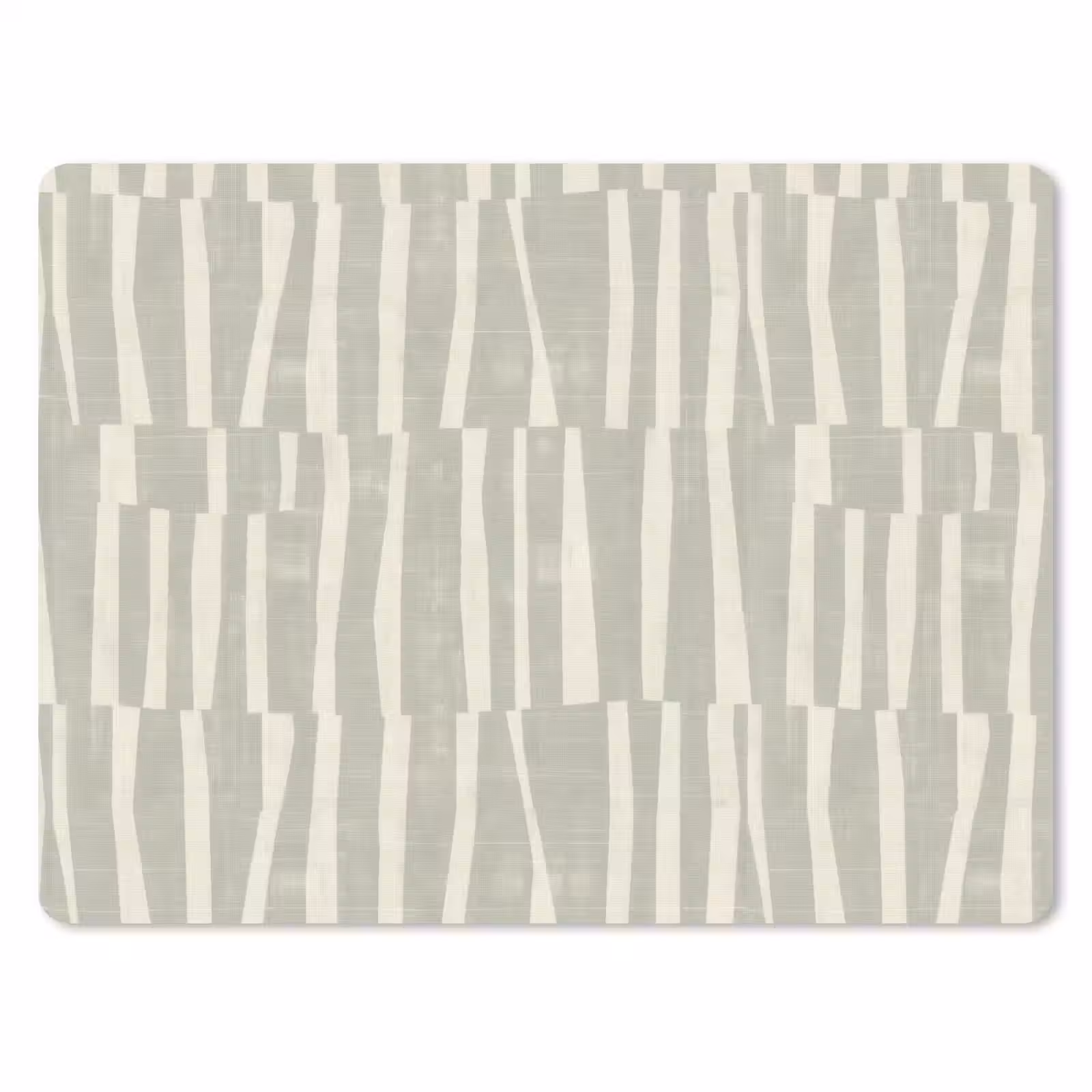 Mauspad - Salbeigrün – Streifen – Geometrisch – Textur – Muster — 1