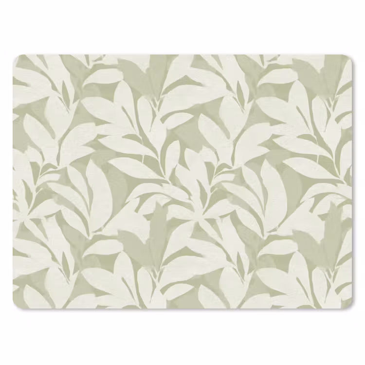 Mauspad - Salbeigrün – Botanisch – Minimalistisch – Muster — 1