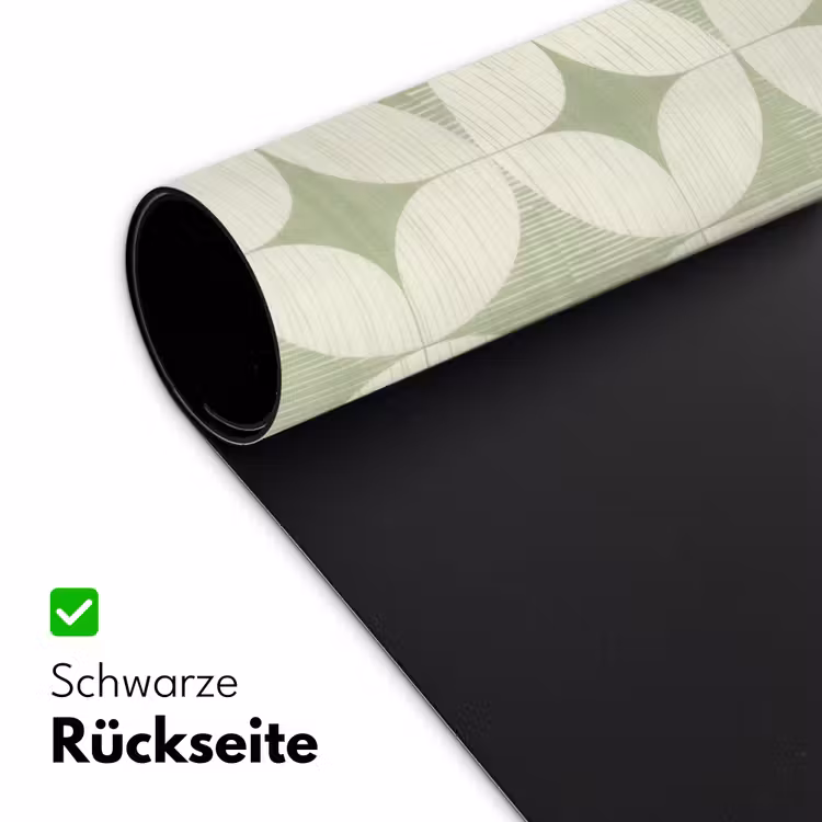 Schreibtischunterlage - Salbeigrün – Geometrisch – Retro – Mid-Century – Muster — 2