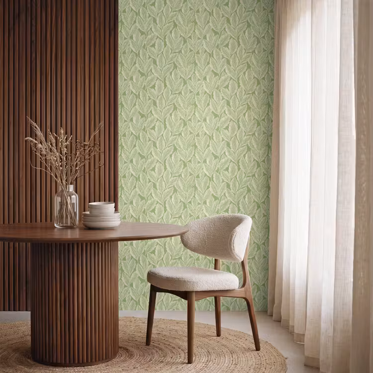 Tapete - Grün – Botanisch – Blätter – Vintage – Muster — 4