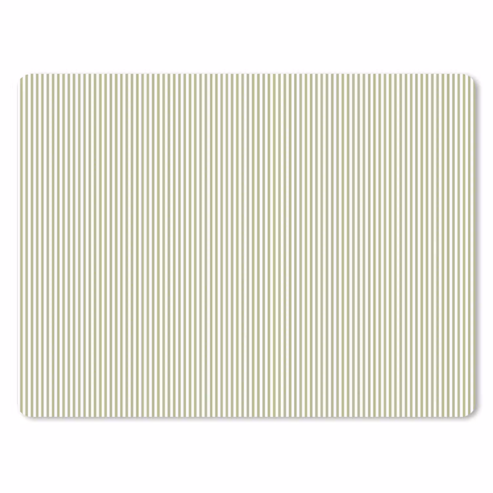 Mauspad - Salbeigrün – Streifen – Minimalistisch – Muster — 1