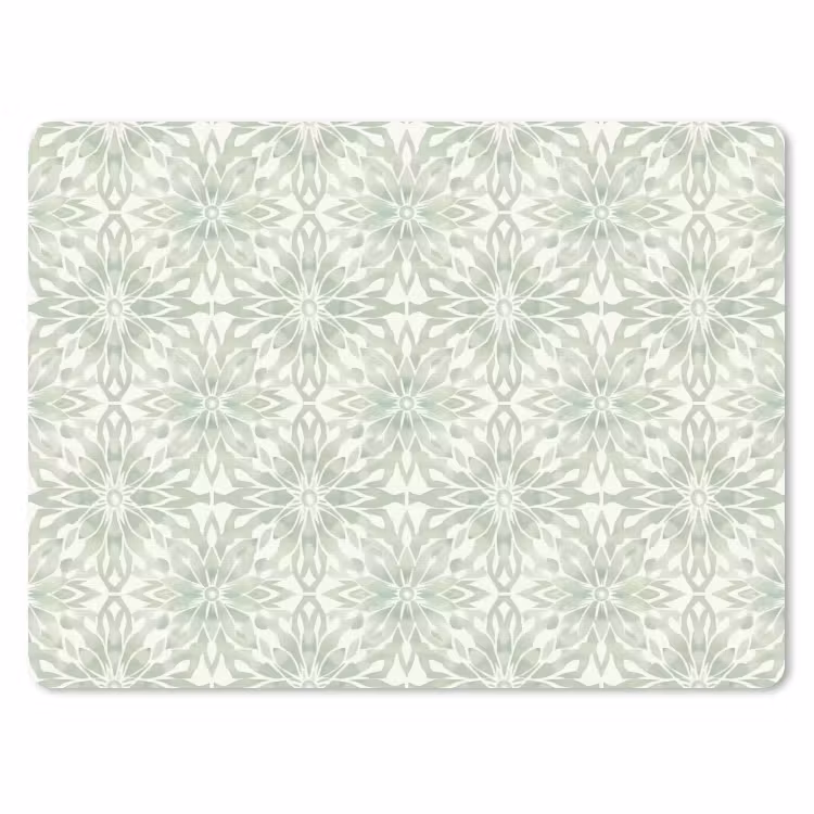 Mauspad - Salbeigrün – Symmetrisch – Mandala – Ornament – Muster — 1