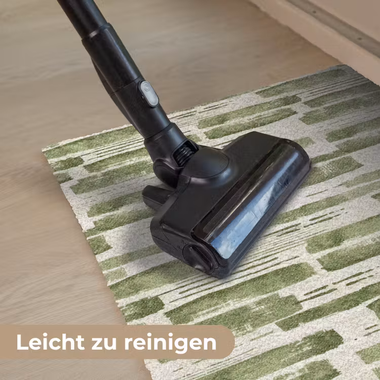 Fußmatte - Grün – Abstrakt – Pinselstriche – Leinen – Muster — 9