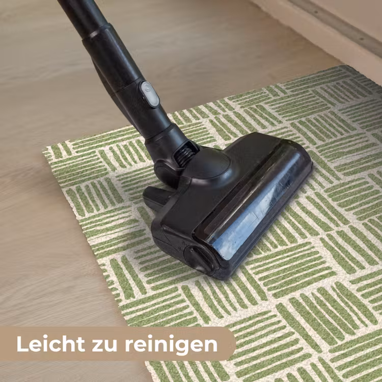 Fußmatte - Salbeigrün – Blöcke – Handgezeichnet – Muster — 9