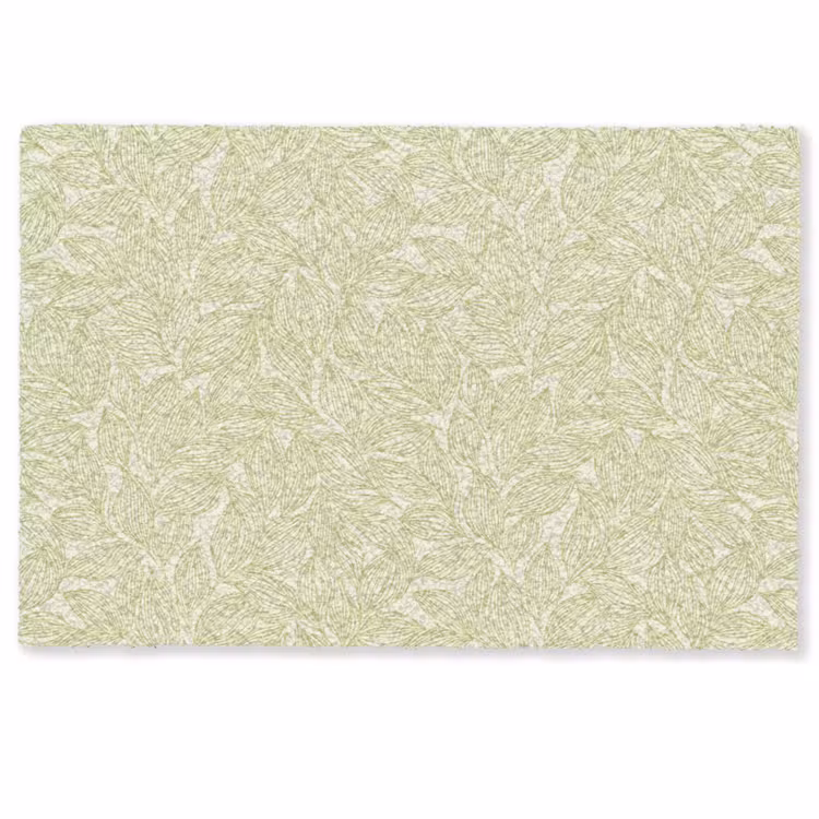 Fußmatte - Salbeigrün – Botanisch – Blätter – Handgezeichnet – Muster — 1