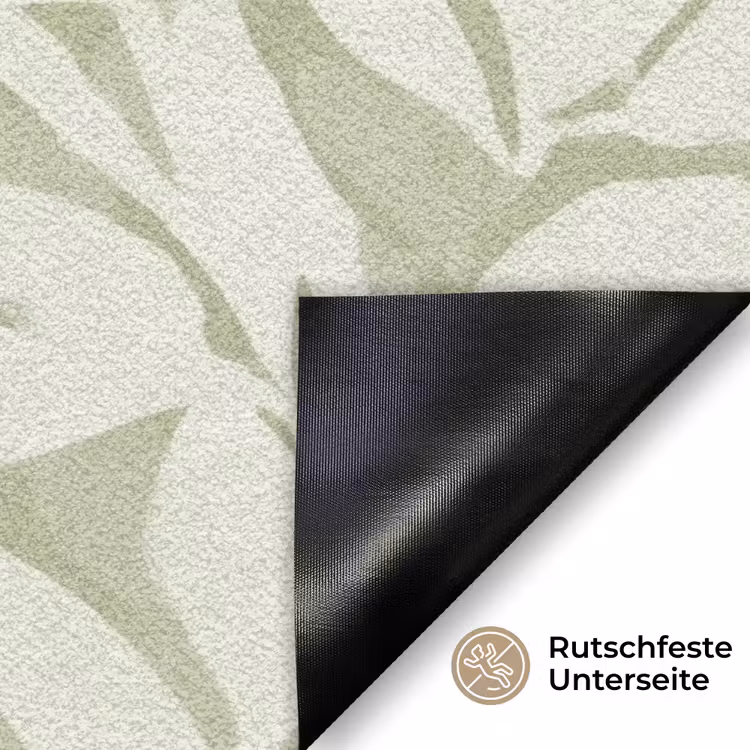 Fußmatte - Salbeigrün – Botanisch – Minimalistisch – Muster — 6