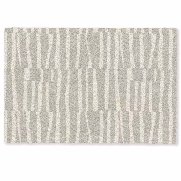 Fußmatte - Salbeigrün – Streifen – Geometrisch – Textur – Muster — 1