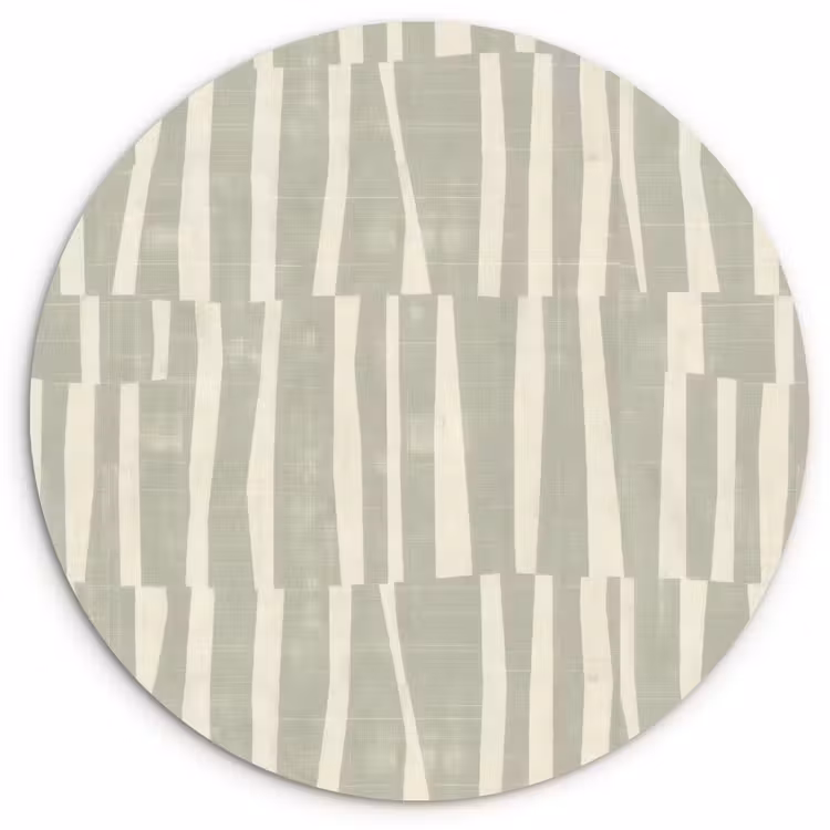 Forexbild Rund - Salbeigrün – Streifen – Geometrisch – Textur – Muster — 1