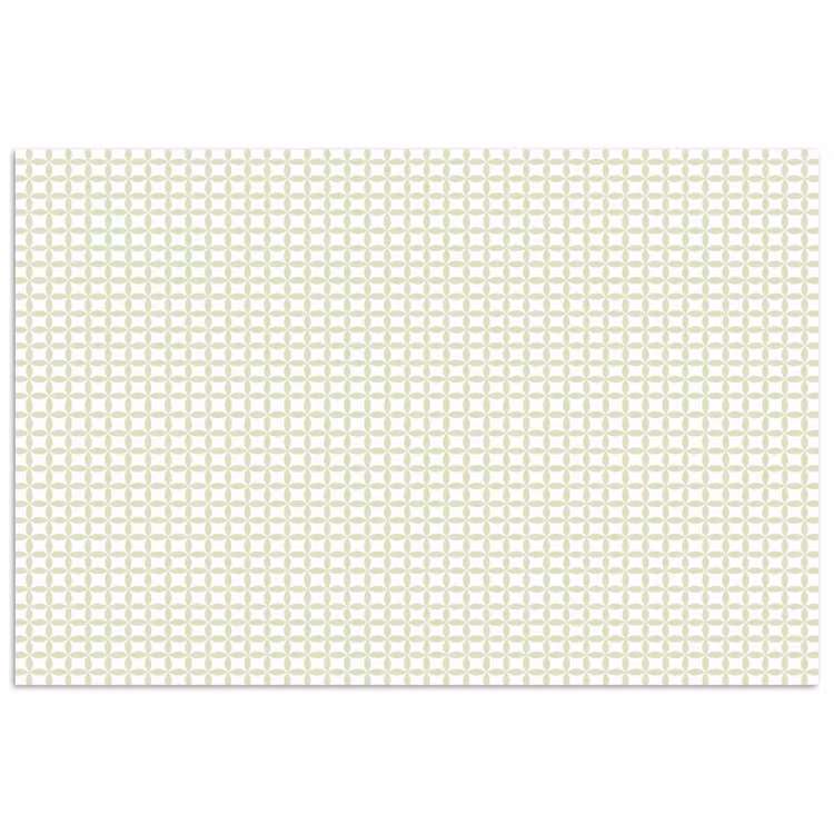 Poster - Salbeigrün – Geometrisch – Kreise – Muster — 1