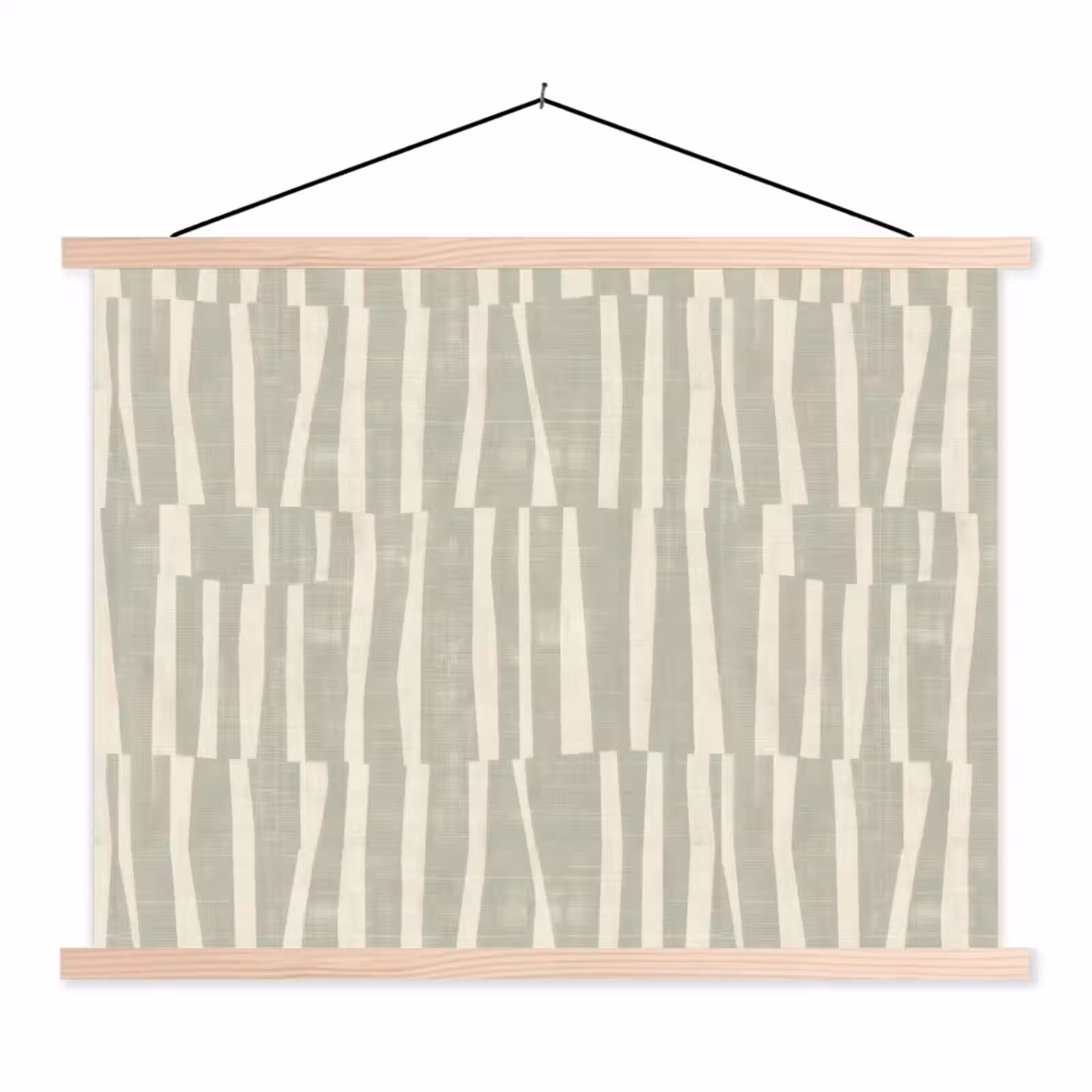 Stoffbild - Salbeigrün – Streifen – Geometrisch – Textur – Muster — 1