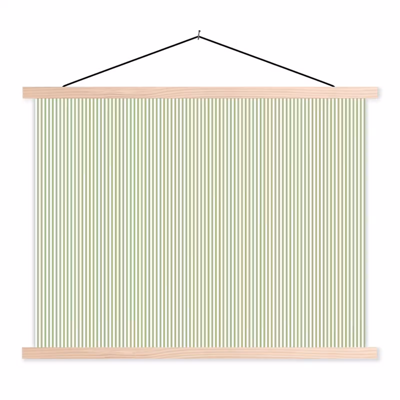 Stoffbild - Salbeigrün – Streifen – Minimalistisch – Muster — 1