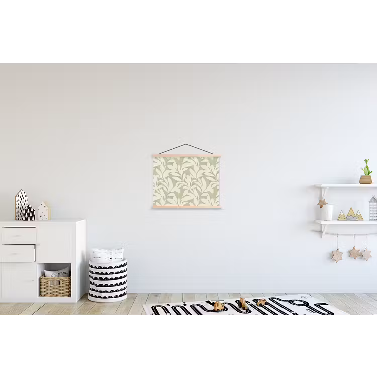 Stoffbild - Salbeigrün – Botanisch – Minimalistisch – Muster — 2