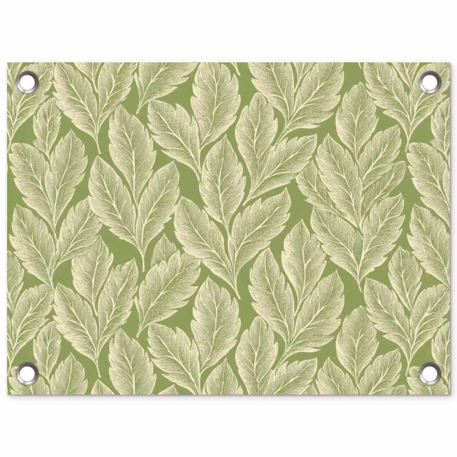 Gartenposter - Grün – Botanisch – Blätter – Vintage – Muster — 1