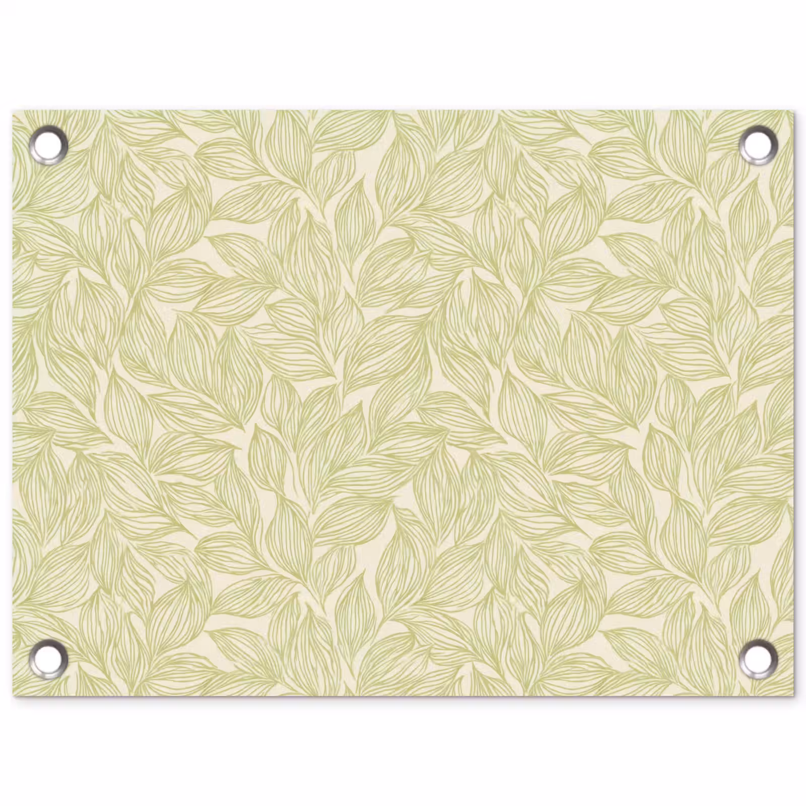 Gartenposter - Salbeigrün – Botanisch – Blätter – Handgezeichnet – Muster — 1