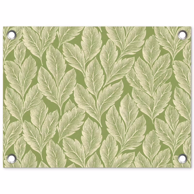 Gartenposter - Grün – Botanisch – Blätter – Vintage – Muster — 1