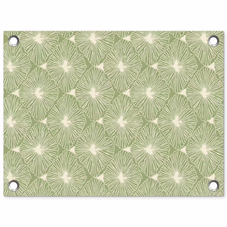 Gartenposter - Salbeigrün – Botanisch – Rauten – Organisch – Muster — 1