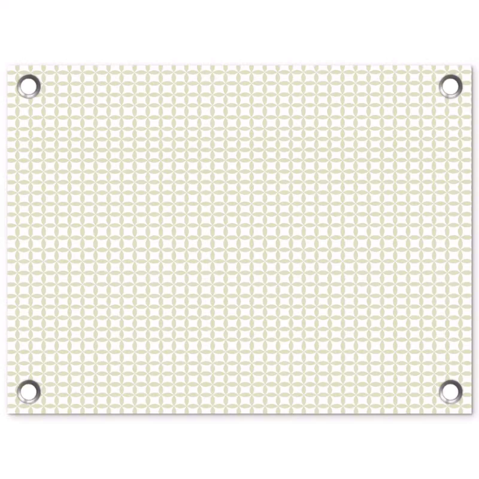 Gartenposter - Salbeigrün – Geometrisch – Kreise – Muster — 1