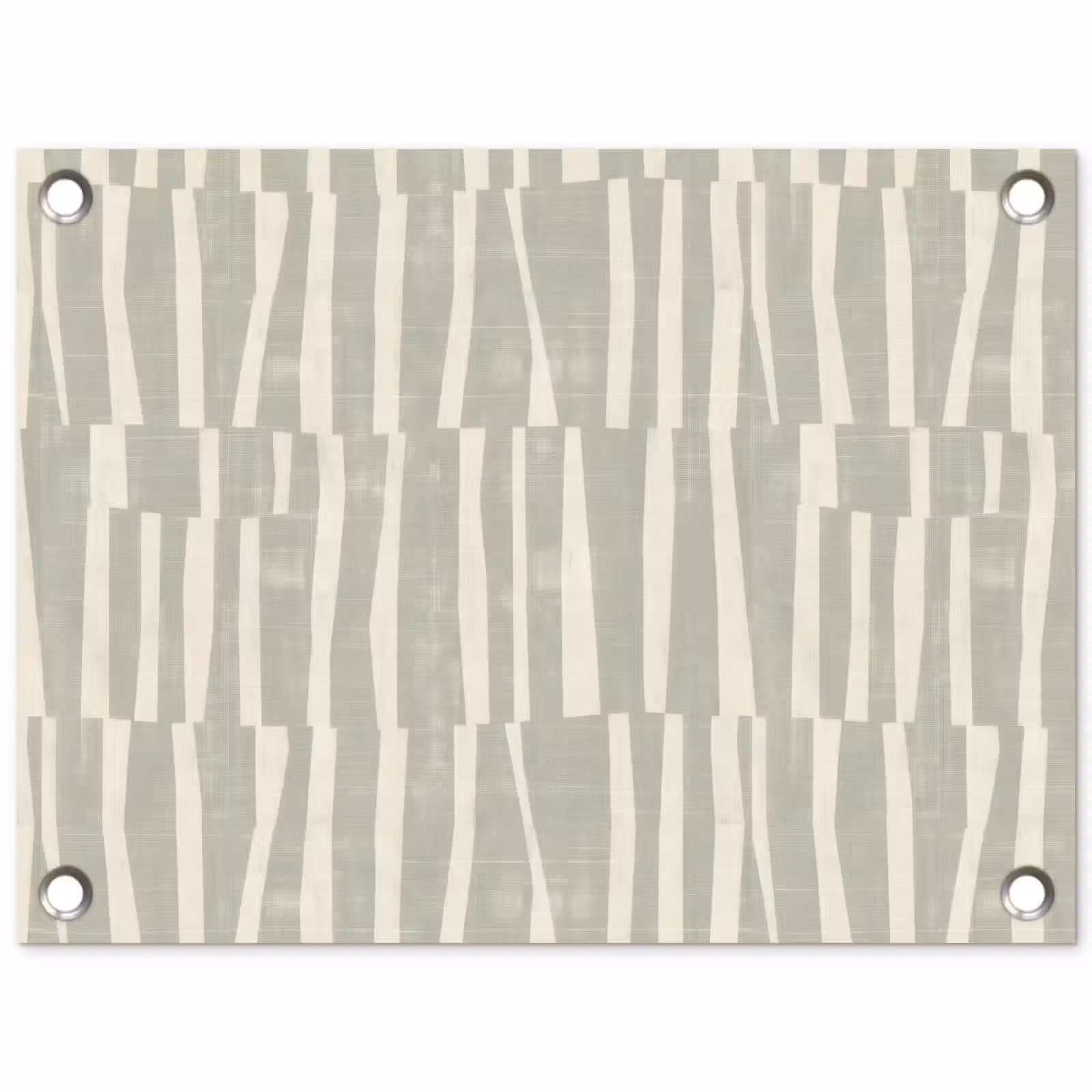 Gartenposter - Salbeigrün – Streifen – Geometrisch – Textur – Muster — 1
