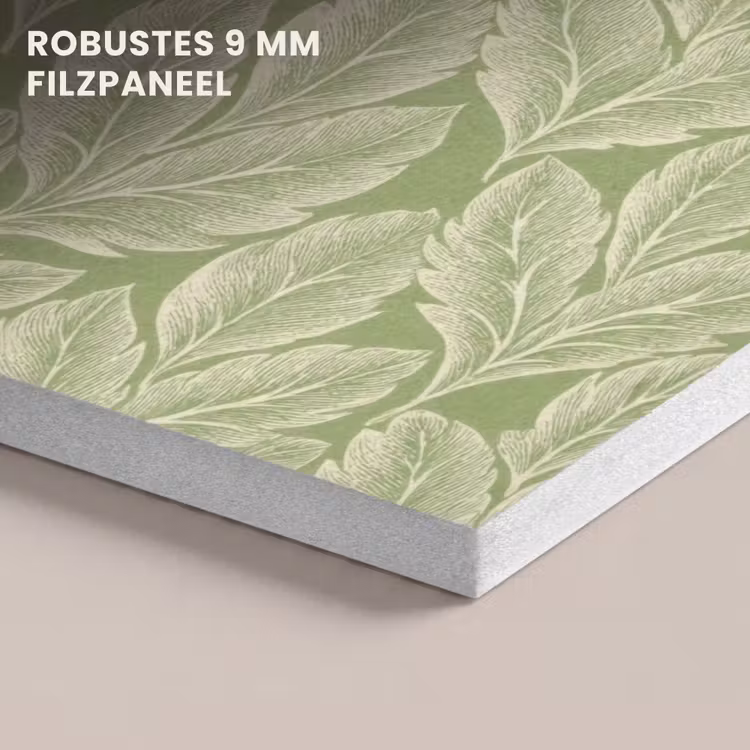 Akustikbild - Grün – Botanisch – Blätter – Vintage – Muster — 5