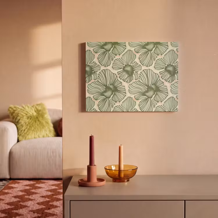 Akustikbild - Grün – Botanisch – Blumen – Organisch – Muster — 2