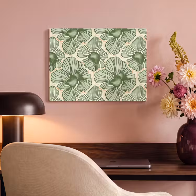 Akustikbild - Grün – Botanisch – Blumen – Organisch – Muster — 6