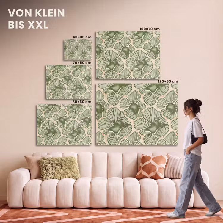 Akustikbild - Grün – Botanisch – Blumen – Organisch – Muster — 7