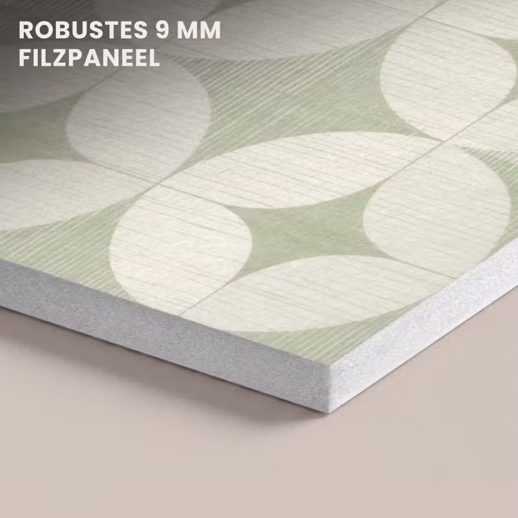 Akustikbild - Salbeigrün – Geometrisch – Retro – Mid-Century – Muster — 5