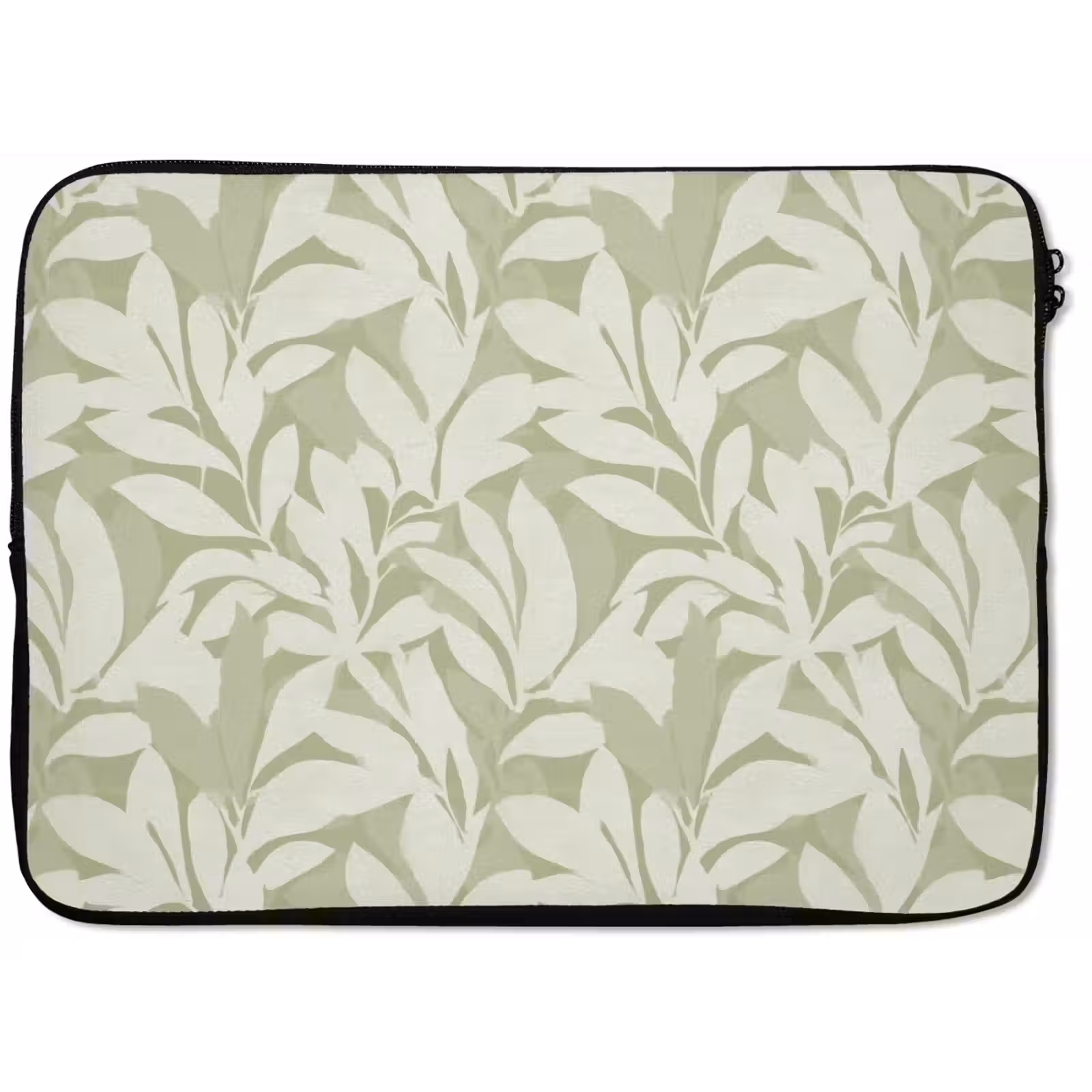 Laptop hülle - Salbeigrün – Botanisch – Minimalistisch – Muster — 1