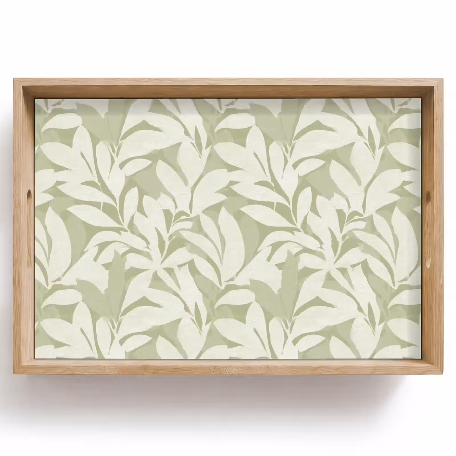 Tablett - Salbeigrün – Botanisch – Minimalistisch – Muster — 1