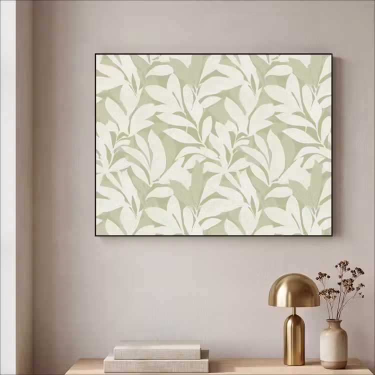 Art Frame - Salbeigrün – Botanisch – Minimalistisch – Muster — 4
