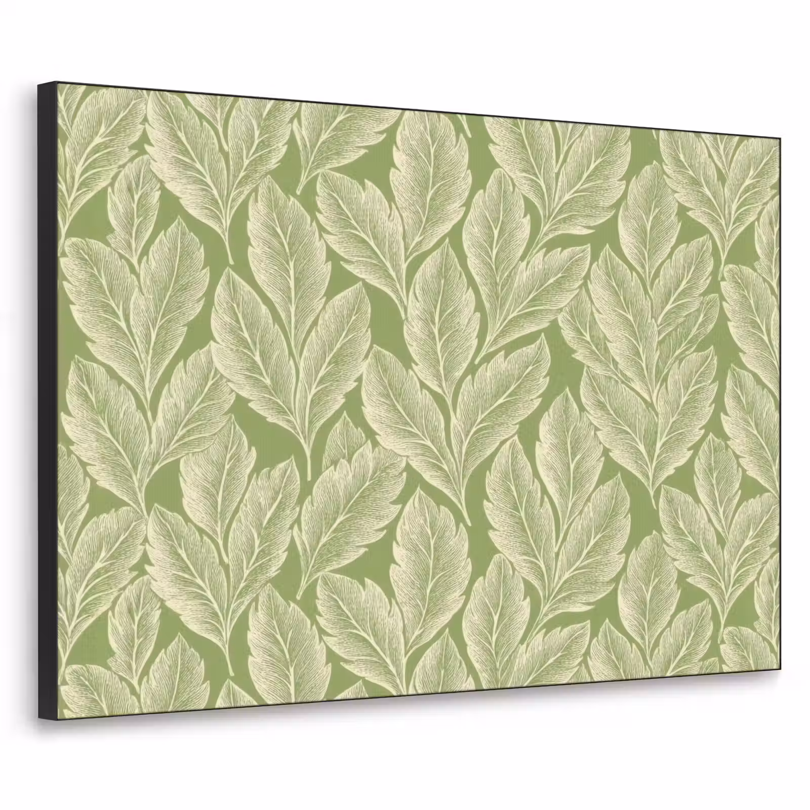 Art Frame - Grün – Botanisch – Blätter – Vintage – Muster — 1