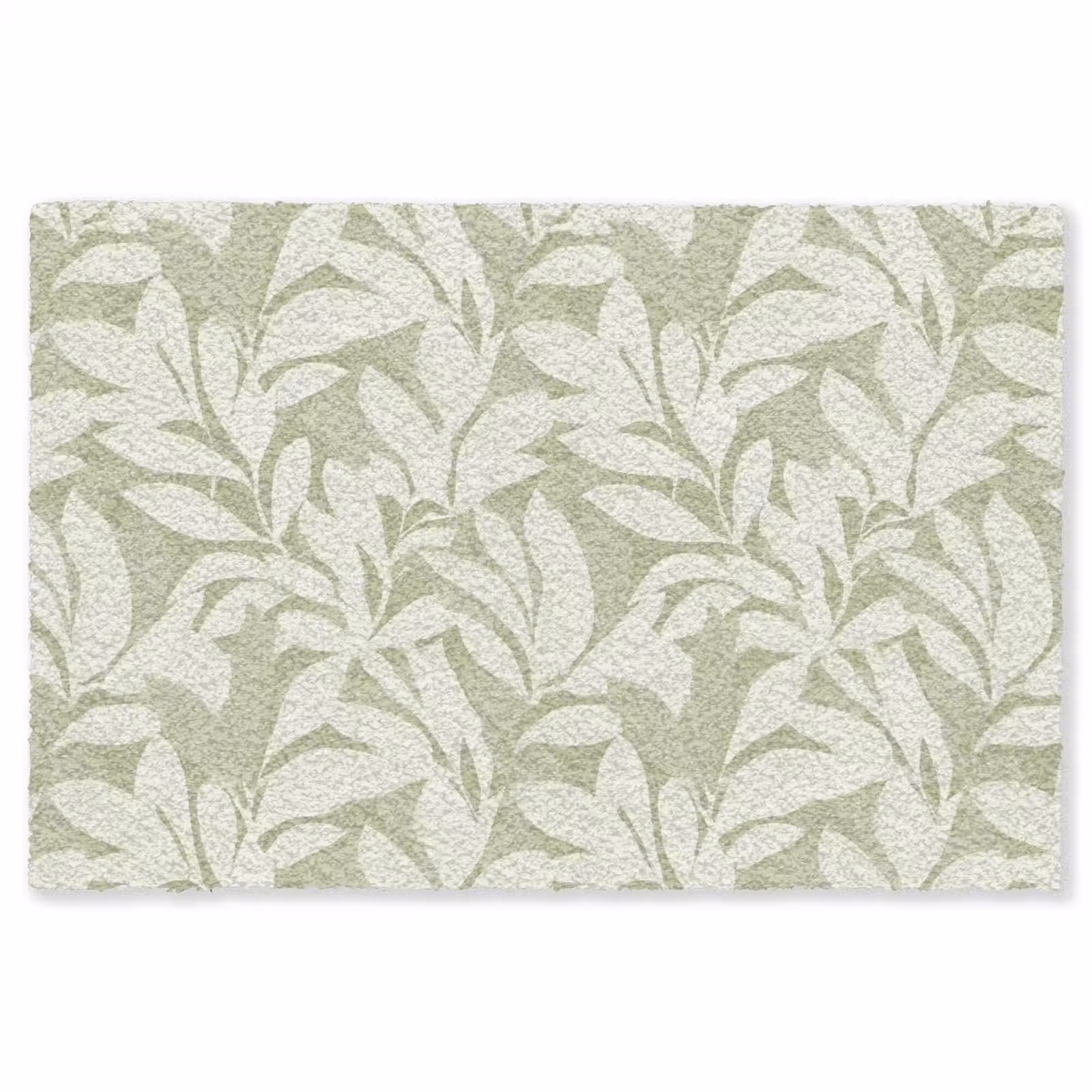 Teppich - Salbeigrün – Botanisch – Minimalistisch – Muster — 1