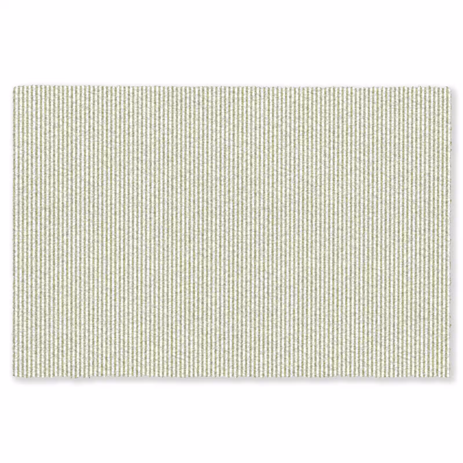 Teppich - Salbeigrün – Streifen – Minimalistisch – Muster — 1