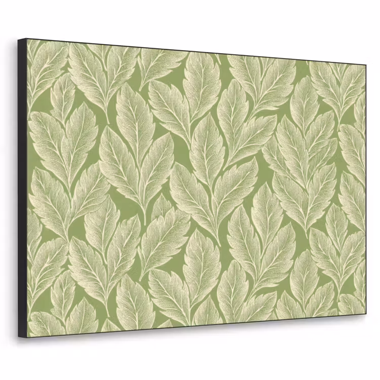 Art Frame - Grün – Botanisch – Blätter – Vintage – Muster — 1