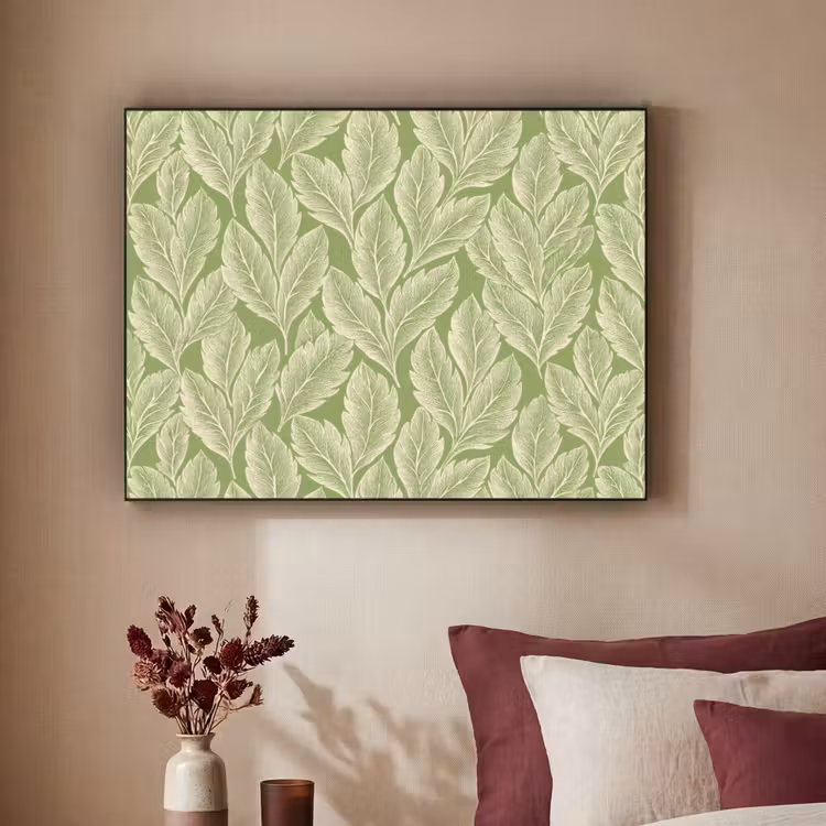 Art Frame - Grün – Botanisch – Blätter – Vintage – Muster — 2