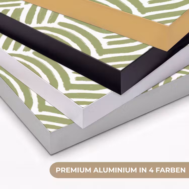 Art Frame - Salbeigrün – Abstrakt – Bögen – Handgezeichnet – Muster — 5
