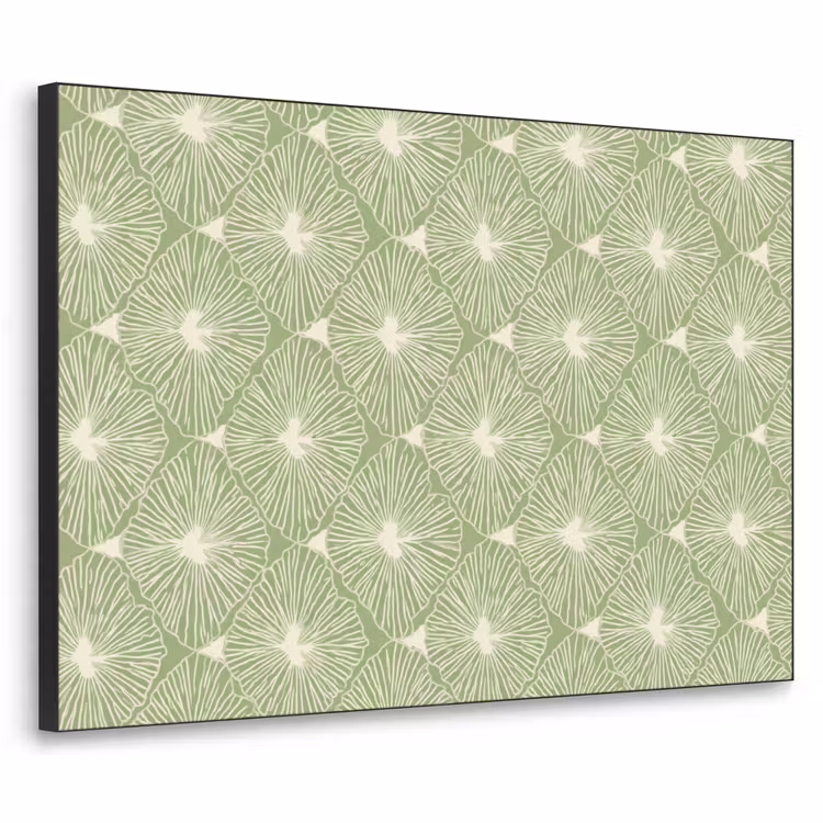 Art Frame - Salbeigrün – Botanisch – Rauten – Organisch – Muster — 1