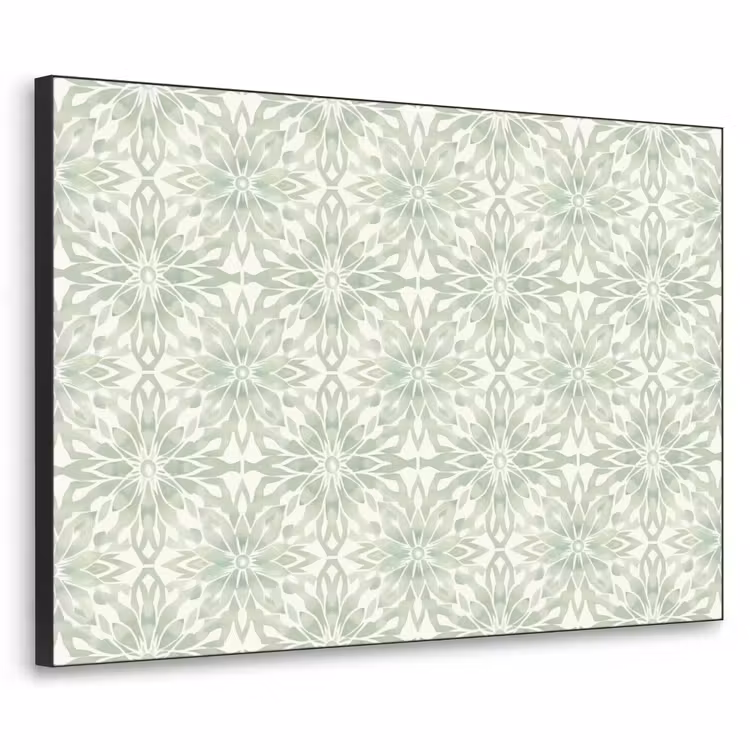 Art Frame - Salbeigrün – Symmetrisch – Mandala – Ornament – Muster — 1