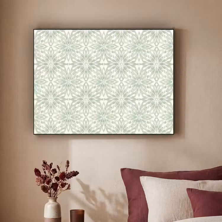 Art Frame - Salbeigrün – Symmetrisch – Mandala – Ornament – Muster — 2