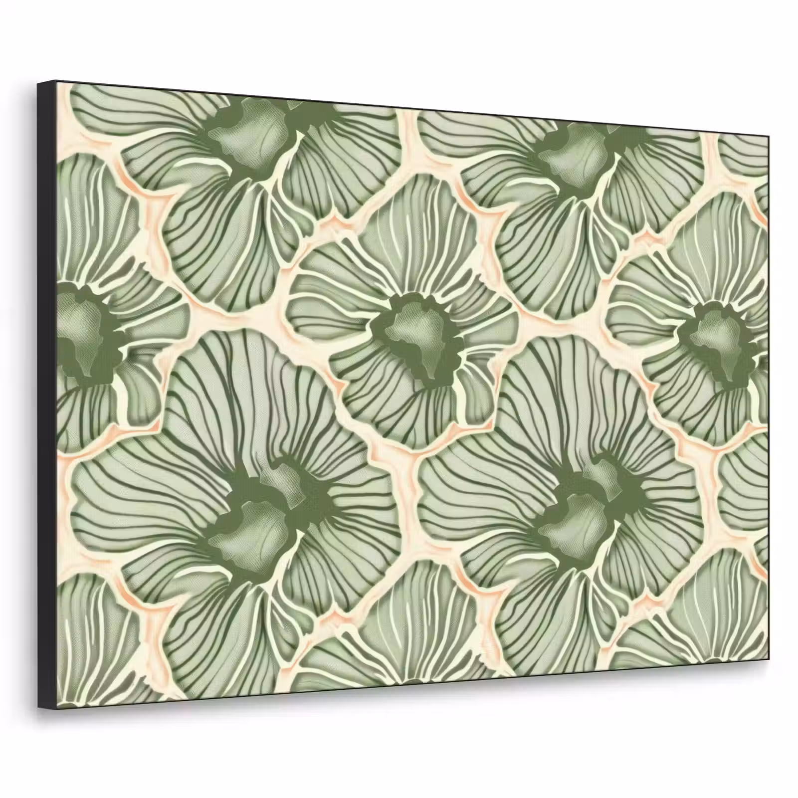 Art Frame - Grün – Botanisch – Blumen – Organisch – Muster — 1