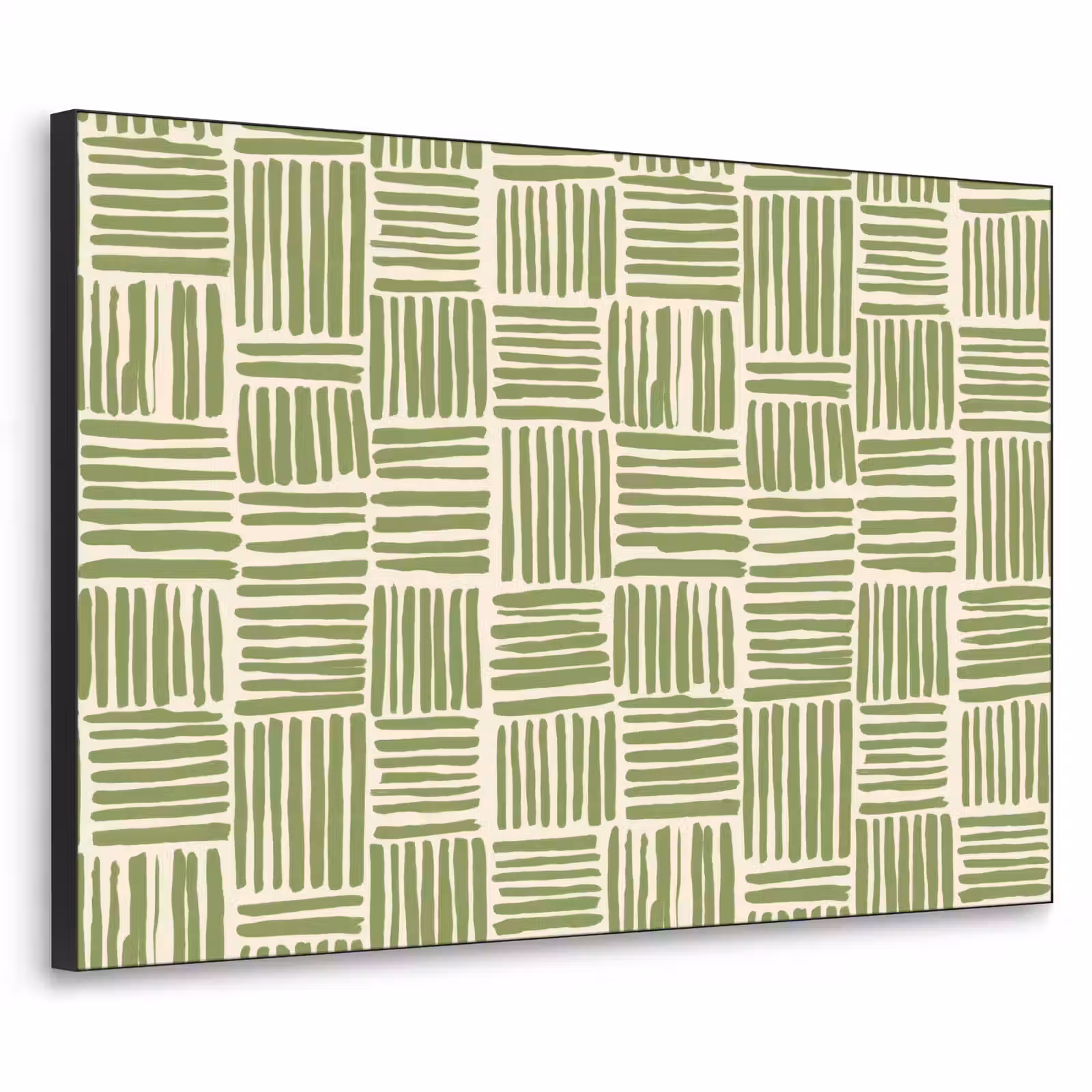 Art Frame - Salbeigrün – Blöcke – Handgezeichnet – Muster — 1