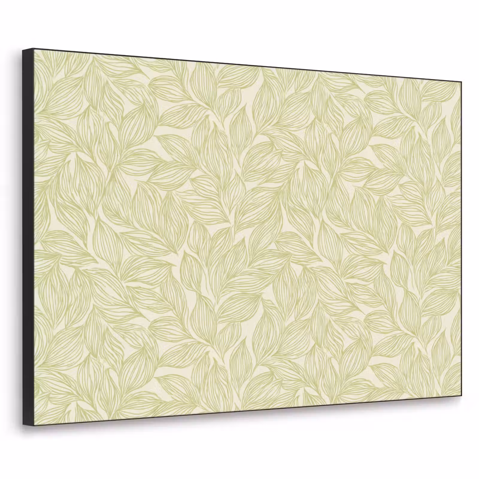 Art Frame - Salbeigrün – Botanisch – Blätter – Handgezeichnet – Muster — 1